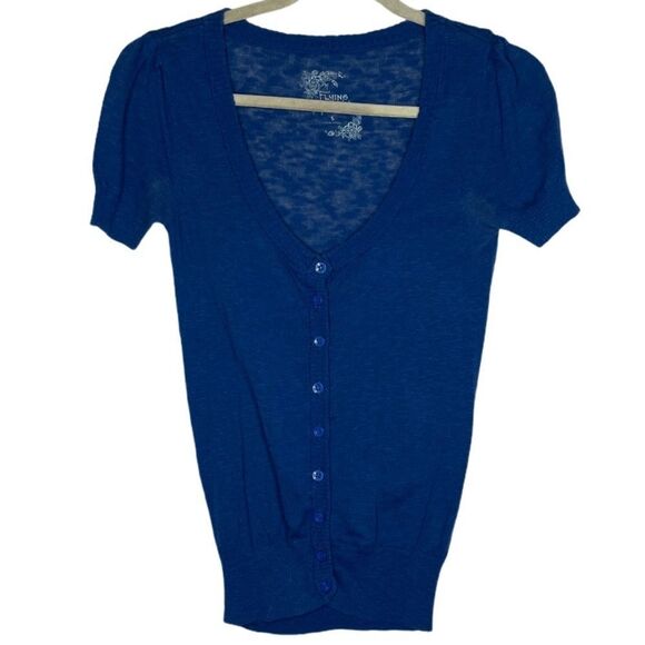 Flying Tomato Cotton‎ Sweater Blue - Picture 1 of 7